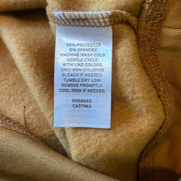 Abound Women’s Crew Neck Soft Brown Mock Neck Sweatshirt size Medium - Picture 5 of 5